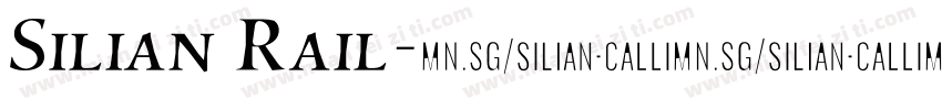 Silian Rail字体转换